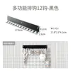 Tablero Perforado Negro de Metal para Habitación de E-sports Estante de Pared Escritorio de Computadora Tablero de Montaje en Pared Decoración de Almacenamiento Estante de Exhibición