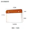 Cortador de masa de madera de haya, raspador de masa de acero inoxidable, raspador de fideos de arroz, cuchillo para cortar masa, raspador de pasteles, herramienta raspadora para hornear