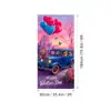 Cubierta de Puerta para el Día de San Valentín 2026 Transfronteriza Personalización Fondo de Tela para Decoración de Ambiente de Amazon Cortina de Puerta