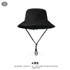 Sombrero de Cubo Estilo Coreano Inspirado en Chanel para Mujer, Sombrero Casual de Ala, Sombrero de Comercio Transfronterizo Europeo y Americano, Sombrero con Flecos para Protección Solar al Aire Libre