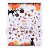 Adesivos de Nail Art Cross-border Ins Europeu e Americano Halloween Engraçado Desenho Animado Castelo Abóbora Morcego Bruxa Adesivo de Unha