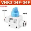 Válvula comutadora pneumática de três vias VHK3-04F-04F válvula comutadora válvula manual 06F-06F/M5-M5 válvula manual