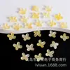 Chapéu Flor de Lírio Bicolor Galvanizado Colorido Acessórios para Corrente de Celular Pulseira Colar Base Flor de Lírio Joias Feitas à Mão DIY