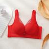 Ropa Interior Nueva Sexy de Encaje Sin Tirantes Cómoda Transpirable Copa de Esponja Suave Push-up Cierre Lateral Sujetador Ajustable