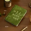 Caderno Retrô de Papel Dupont de Alta Qualidade A5 Capa de Couro Macio Diário de Mão Simples Espesso Bloco de Notas para Escritório