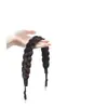 Faixa de Cabelo Trançada Espinha de Peixe Magnética com Peruca Integrada para Mulheres, Acessório de Cabelo Longo Trançado, Faixa de Cabeça, Aplique de Cabelo com Coroa Alta