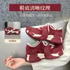 Zapatos Rojos Super Trendy 2025 para Mujer, Boda de Invierno, Año del Zodiaco, Zapatos de Abuelo Pulpo, Zapatos Casuales con Suela Gruesa para Aumentar la Altura