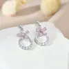 Brincos Elegantes da Moda Estilo Coreano para Mulheres Agulha de Prata S925 Design de Nicho Brincos de Pétala de Sol Brincos da Moda Versáteis