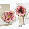 Estilo europeo nuevo estilo Tang cabezas de flor de rosa materiales para hacer tocados y coronas hechos a mano con flores artificiales arreglo de pared de flores para bodas