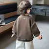 Moletom Casual Masculino para Primavera e Outono, Camiseta Básica Infantil Gola Redonda, Novo Suéter Casual de Manga Longa para Bebê 2026