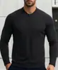 Moletom masculino de comércio exterior transfronteiriço, com zíper parcial e gola alta, elástico, para outono e inverno, forrado com fleece para aquecimento, adequado como peça de base