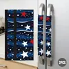 Fundas para Manijas con Forma de Estrella del Día de la Independencia Transfronterizas para Electrodomésticos, Fundas Anti-Manchas para Manijas de Cocina, Se Pueden Fabricar Según Sus Dibujos