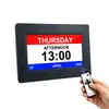 Venda Quente Transfronteiriça Fonte de Fábrica Movimento de Relógio de 7 polegadas Calendário Eletrônico de Fonte Grande Despertador Suporte Moldura Digital de Fotos Autônoma