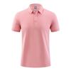 Camisa Polo de Calidad de Comercio Exterior con Perlas Verano Manga Corta Delgada Casual Lel Amantes Top Camiseta Color Sólido