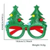 Gafas Decorativas Navideñas Monturas Accesorios para Fiestas Infantiles Gafas con Cuernos de Reno de Papá Noel Decoración Navideña Regalos