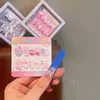 Calcomanías de Uñas para Niños Kulomi Calcomanías de Uñas Lindas y Divertidas para Niñas Uñas de Gelatina Desmontables y Usables Dulces y Lindas