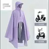 Impermeable para patinetas eléctricas, engrosado para lluvia intensa, prenda exterior larga de cuerpo completo, poncho de lluvia con cremallera para motociclistas, modelo nuevo para hombres y mujeres