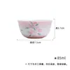 Taza Maestro de Porcelana Arita Pintada a Mano con Estambres de Flor de Arcilla de Jade de las Dinastías Tang y Song, Juego de Té Kung Fu, Taza de Té Pu'Er para el Hogar, Taza de Degustación de Cerámica