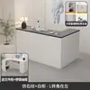 Caixa registradora pequena loja de roupas balcão simples de bar vestuário feminino recepção de salão de beleza balcão de recepção moderno em L
