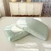 Funda de almohada acolchada de color sólido de algodón puro Toalla de almohada Algodón puro Algodón lavado Acolchado Hogar Hotel Dormitorio de estudiante Pieza única