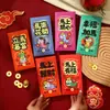 Boa Sorte o Ano Todo Desenho de Ano Novo Envelopes Vermelhos Ano do Carneiro Envelopes de Dinheiro da Sorte 2027 Novo Modelo Envelopes Vermelhos Grandes Universais para o Festival da Primavera