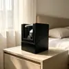 Caja para reloj mecánico de cuerda automática, agitador de relojes a pilas enchufable, girador de relojes, caja de almacenamiento para reloj de pulsera de hombre