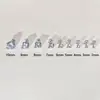 Brincos de Aço Titânio de Grau Médico com Zircônia Cintilante para Mulheres, Piercings de Cartilagem Auricular, Piercings de Concha Auricular, Toque de Luxo Leve de Alta Qualidade, Brincos de Prata Pura 999