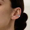 Clip para la oreja Old Grasp sin agujeros en la oreja Estilo oscuro europeo y americano Moda callejera retro neutra Genial Creativo Clip para la oreja de palma