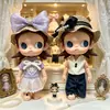 Solo ropa de muñeca 20cm muñeca articulada zsiga Gazi Jie muñeca bjd conjunto de top y falda franceses sombrero de paja
