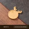Posavasos de Bambú Hechos a Mano Ovalados Largos Cuadrados Antideslizantes Antiarañazos Alfombrilla Protectora para Escritorio Taza de Té Taza de Café Posavasos Universal de Bambú