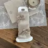 Zapatos Shang Mian Calentadores de Pierna de Algodón para Niños Invierno y Otoño Calientes Engrosados Calcetines Afelpados Estilo Coreano Niñas Lazo de Perla Capa Base Cubre Pantorrillas