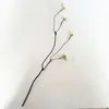 Nuevo Estilo Chino, Flores Artificiales Rojas Vibrantes y de Alta Calidad, Decoración de Mesa para Bodas, Accesorios para Arreglos Florales, Venta al por Mayor