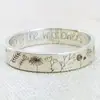Nuevo Estilo Transfronterizo Europeo y Americano Tú Perteneces entre las Flores Silvestres Anillo Sencillo de Diente de León
