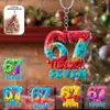 Llavero Acrílico Plano Colgante 2D Transfronterizo 67 Llavero Divertido de Acrílico Dibujos Animados Creativos Regalo Lindo Acrílico