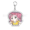 Kpop Onda Coreana Caçadora de Demônios Grupo Feminino Merchandise Chaveiro Lumi Mila Zoi Feito por Fãs Pingente Dupla Face de Acrílico