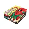 Meias de Palhaço, Meias Masculinas Cartoon de Cano Médio, Fornecimento Transfronteiriço, Meias de Anime Sword Wind, Meias de Skate Personalizadas da Moda, Solado de Toalha
