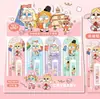 Set Creativo de Portaminas Hello Kitty, Creativo y Elegante, con Bolígrafos de Clic Recargables y que No Requieren Sacapuntas, Papelería para Niños y Estudiantes