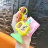 Chaveiro de apito inflável criativo, brinquedo divertido para aliviar o estresse para estudantes, pingente de bolsa, atacado de presentes