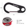 Mosquetão Grande de 60mm em Liga de Alumínio, Fivela de Pendurar Leve Estilo Camping ao Ar Livre, Equipamento para Exterior Forte e Durável