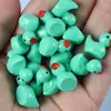 Acessórios artesanais transfronteiriços makaron diy acessórios de resina micro ornamentos de paisagem paisagismo musgo miniatura cor patinho