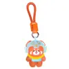 Llavero Colgante Creativo de Cuero PU Sanxingdui para Parejas Colgante de Llavero de Coche Panda Retro Colgante de Bolso Venta al por Mayor