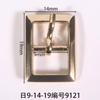 Diámetro interior 9 mm Hebilla japonesa barril cuadrado hebilla blanca plateada barril hebilla plata antigua venta directa de fábrica accesorios para hebilla de zapatos de cuero