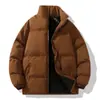 2026 Nueva Chaqueta Acolchada de Invierno para Hombre con Cuello Alto, Color Sólido, Corte Holgado, Abrigo de Algodón para Pareja, Cálido, Cortavientos, Resistente al Frío, para Mujer
