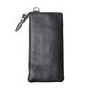 Fábrica Luojia Nuevo Billetero para Monedas de Cuero Genuino para Hombre Cartera de Cuero Suave para Mujer Clutch de Gran Capacidad Fina Piel de Vaca Bolso para Teléfono Móvil