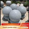 Pedra de formato especial bola de bloqueio minério de granito base de cinta bola de bloqueio bloqueio de estrada cinco Lótus Barreira de estrada lisa bola