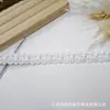 Encaje retorcido de hilo mixto con bloques de color estilo bosque, cinta tejida fina elegante, accesorio para ribete de borde DIY de cortina y cojín