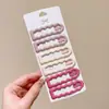 Pinzas para el pelo de niños que no dañan el pelo, lindas pinzas BB de estrella de cinco puntas para niñas, pasadores para flequillos y patillas, accesorios para el pelo de bebé