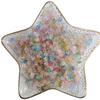 Nuevo Acrílico Transparente Esmerilado Doble Color Dorado Flor Cuentas DIY Hecho a Mano Pulsera Cadena para Teléfono Móvil Accesorios Colgantes