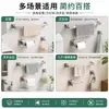 Juego de tres piezas de toallero de baño personalizado con ganchos perforados, juego de estantes de almacenamiento para baño, kit de herrajes para baño, transfronterizo