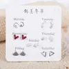 Pendientes Pequeños Chapados en Plata 925 para Estudiantes Mujeres, Sencillos y Delicados, Perfectos para Perforaciones de Oreja, Exquisitos y Lindos, Pendientes Versátiles para Usar Toda la Semana